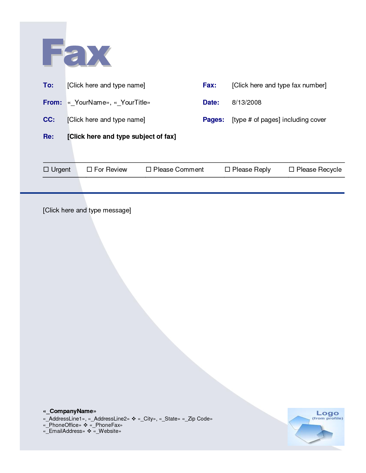 Best Photos Of Fax Templates Microsoft Word 2010 – Fax Cover Within Fax Template Word 2010