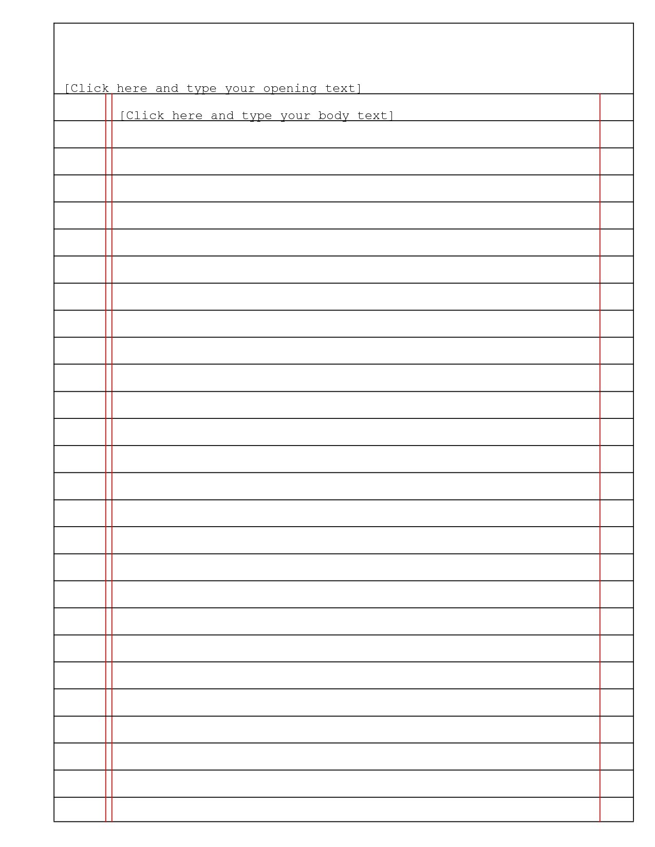 Best Photos Of Lined Paper Template Microsoft Word – Free Inside Ruled Paper Template Word