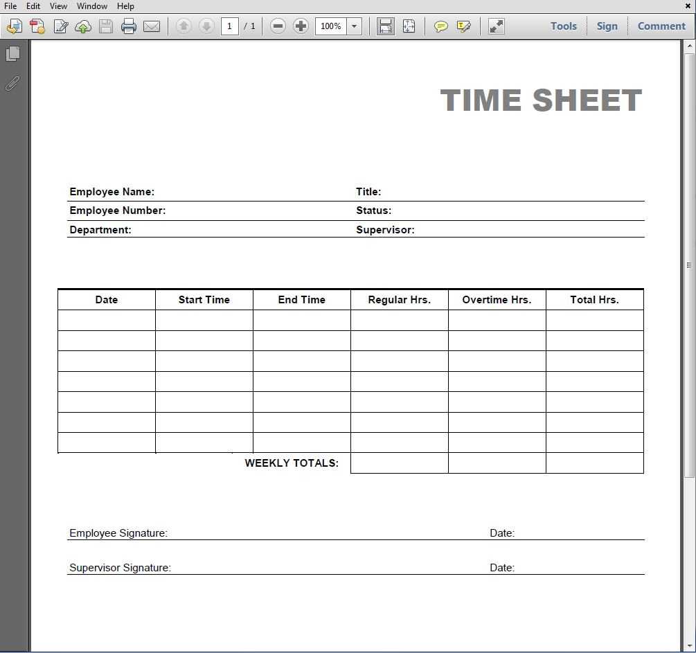 Best Photos Of Printable Employee Time Card Template – Free With Regard To Weekly Time Card Template Free