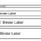 Binder Label Template | Wordscrawl | Binder Labels within Binder Spine Template Word