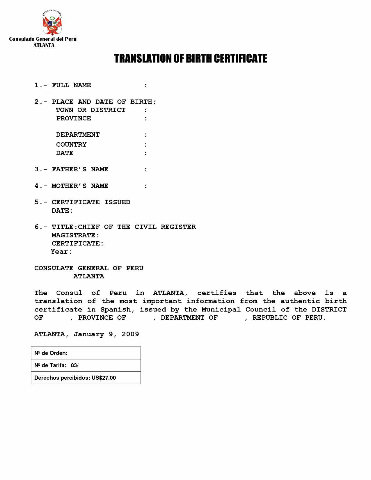 Birth Certificate Copy – Mallerstang Inside Birth Certificate Translation Template Uscis