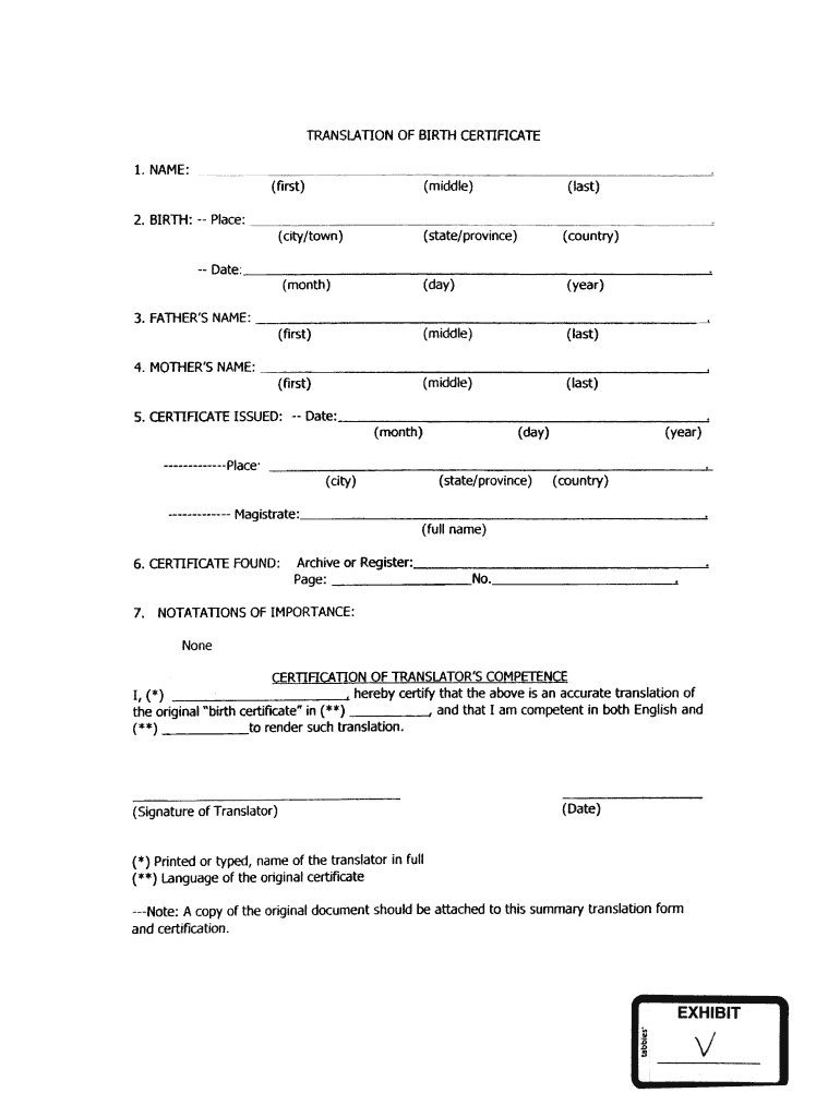 Birth Certificate Form Pdf – Fill Online, Printable In Novelty Birth Certificate Template