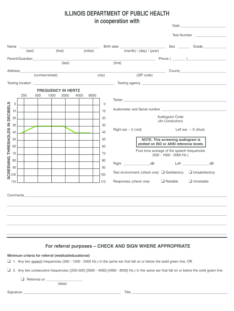 Blank Audiogram Template Download - Fill Online, Printable With Regard To Blank Audiogram Template Download