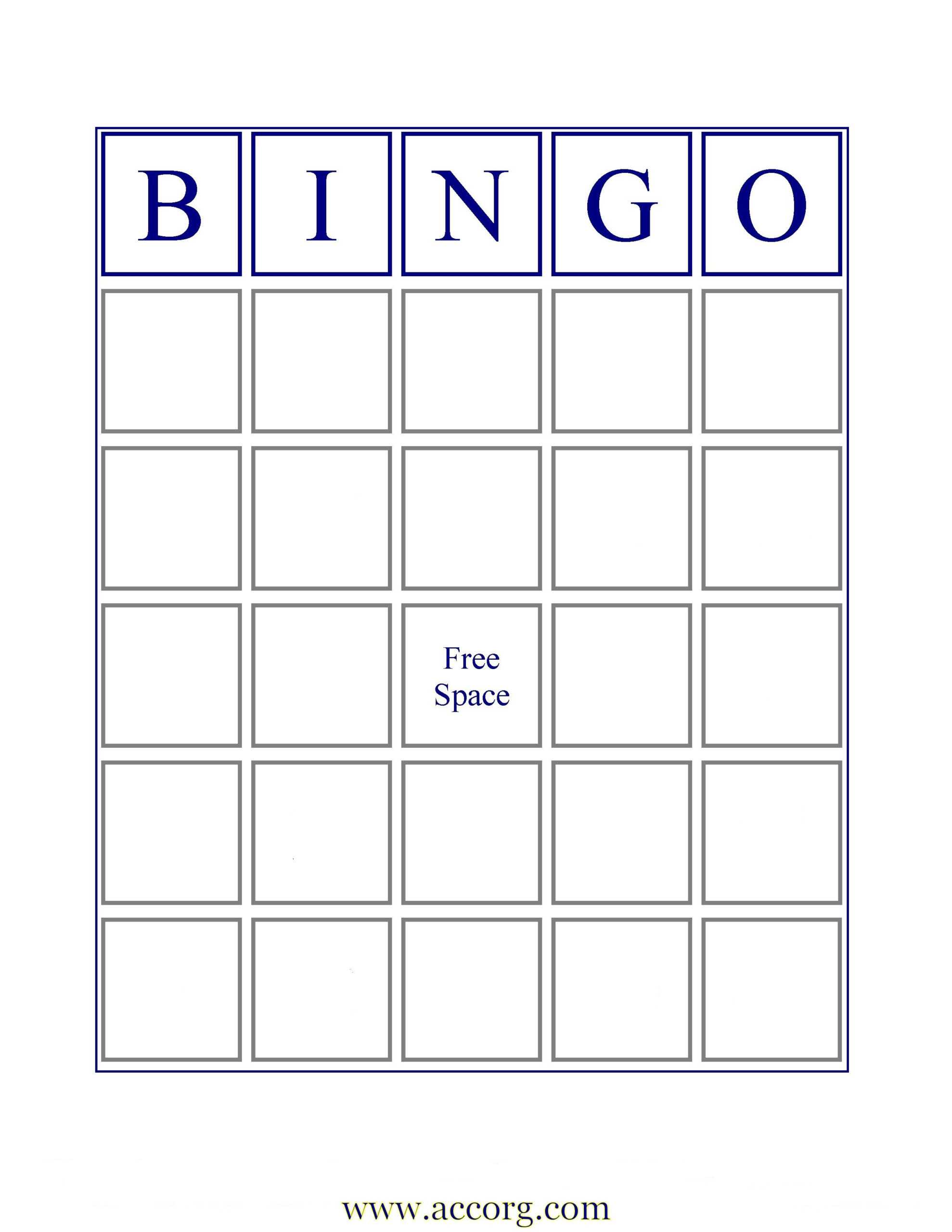 Blank Bingo Cards | If You Want An Image Of A Standard Bingo Throughout Blank Bingo Template Pdf