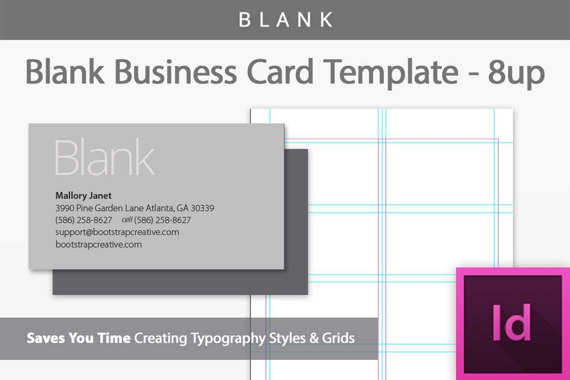Blank Business Card Indesign Template Inside Birthday Card Indesign Template