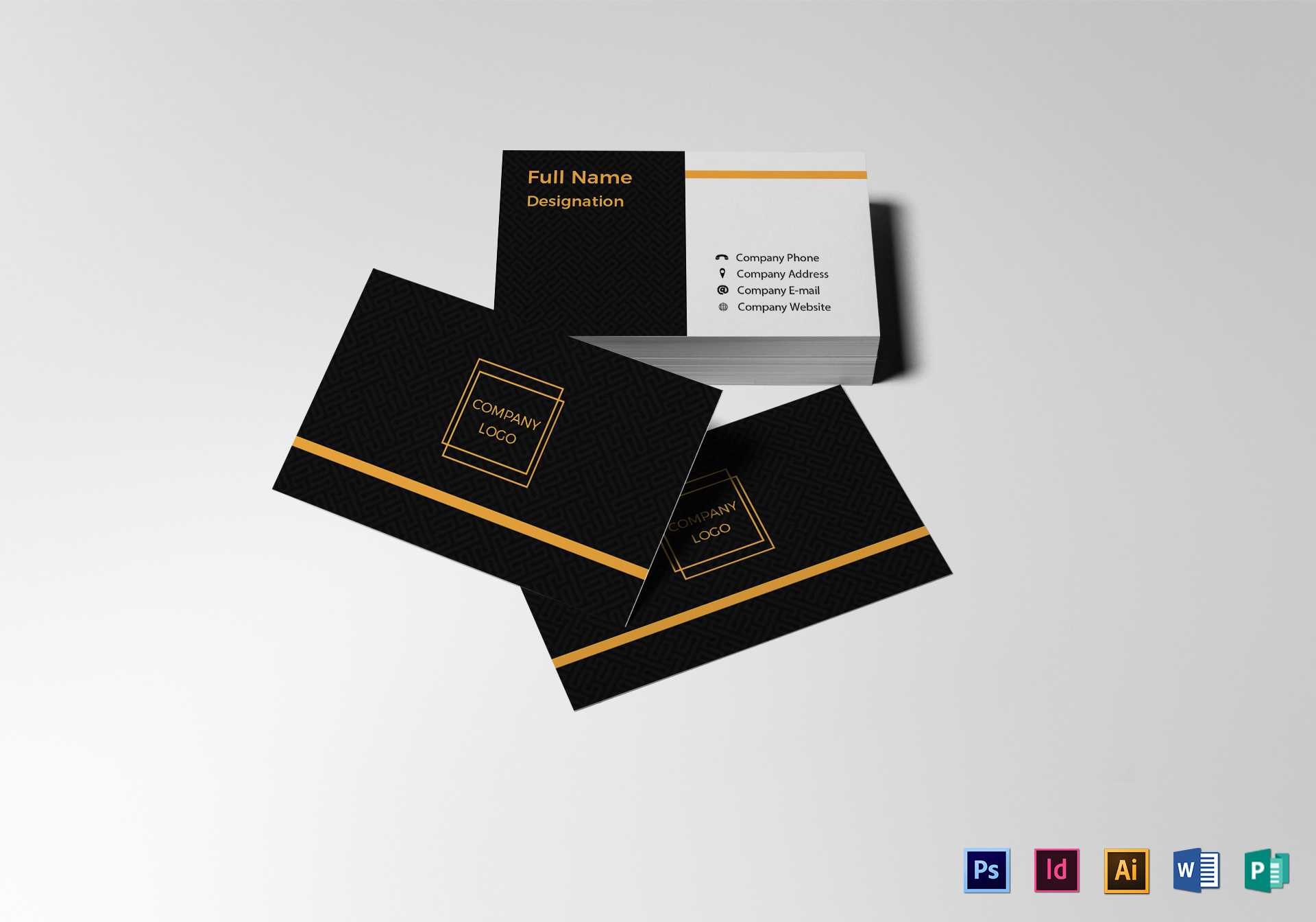Blank Business Card Template Pertaining To Blank Business Card Template Photoshop