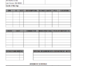 Blank Call Sheet Template - Atlantaauctionco with regard to Blank Call Sheet Template
