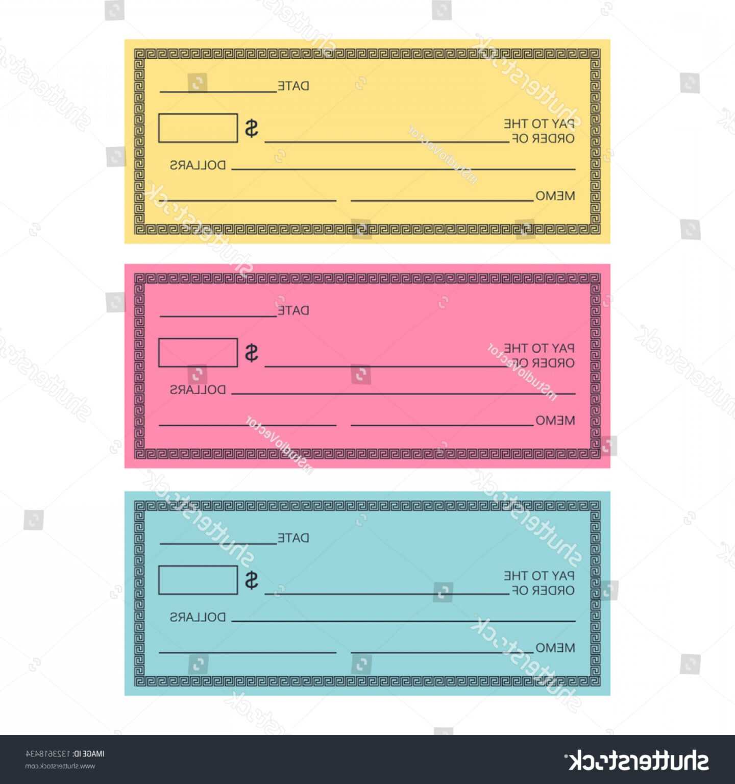 Blank Check Template Vector Banking | Cqrecords For Fun Blank Cheque ...