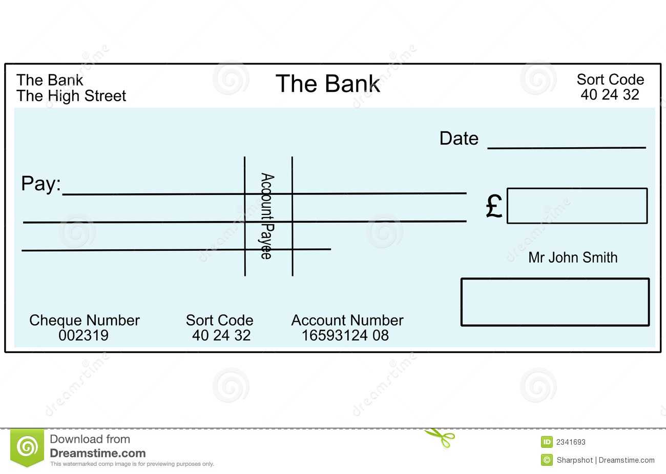 Blank Cheque Template Uk – Atlantaauctionco In Blank Cheque Template Download Free