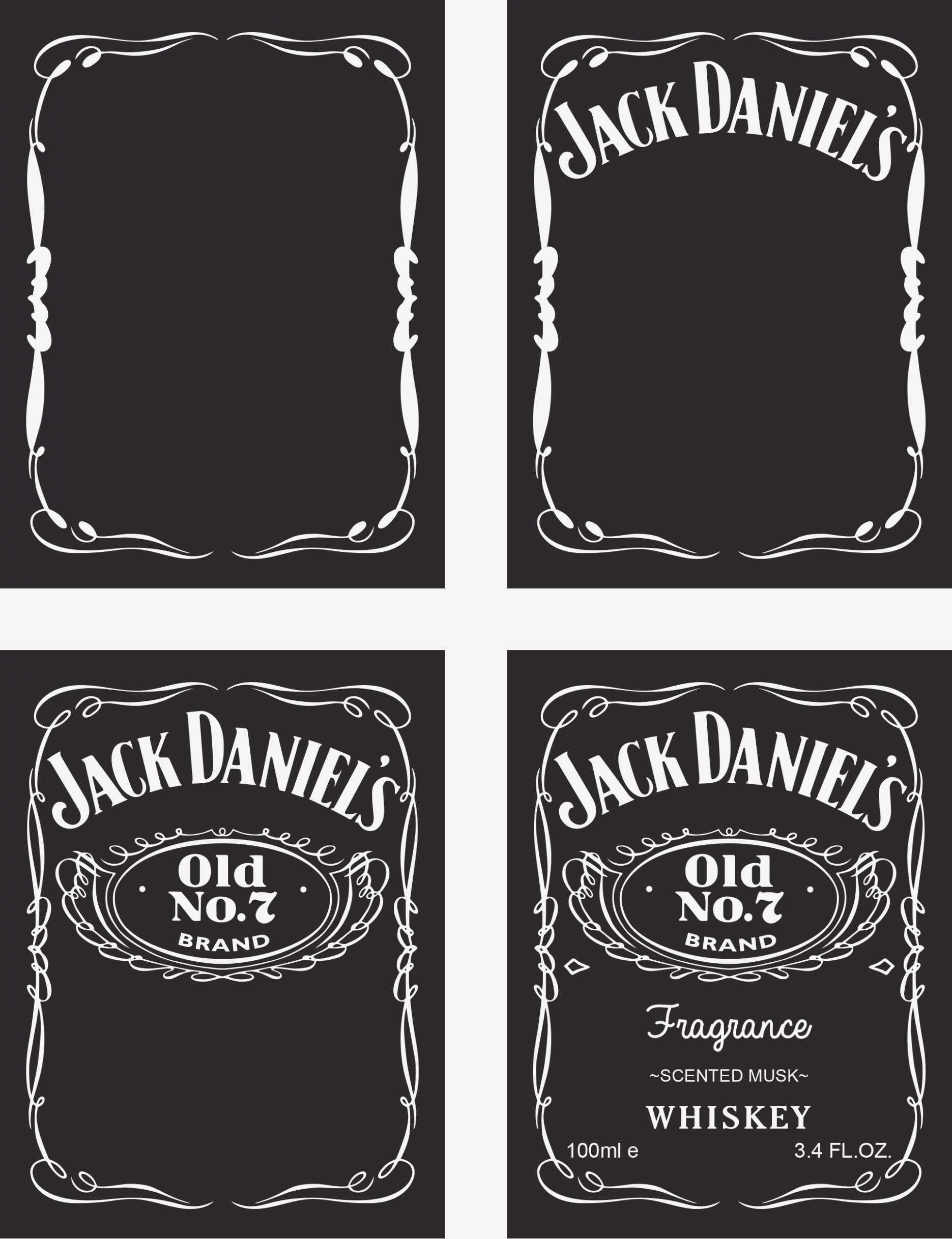 Free Printable Jack Daniels Template