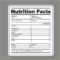 Blank Nutrition Label Template – Andon.australianuniversities.co With Blank Food Label Template