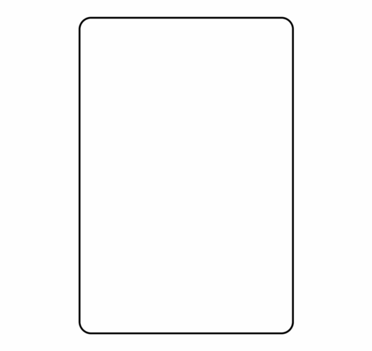 Blank Playing Card Template Parallel – Clip Art Library For Blank ...