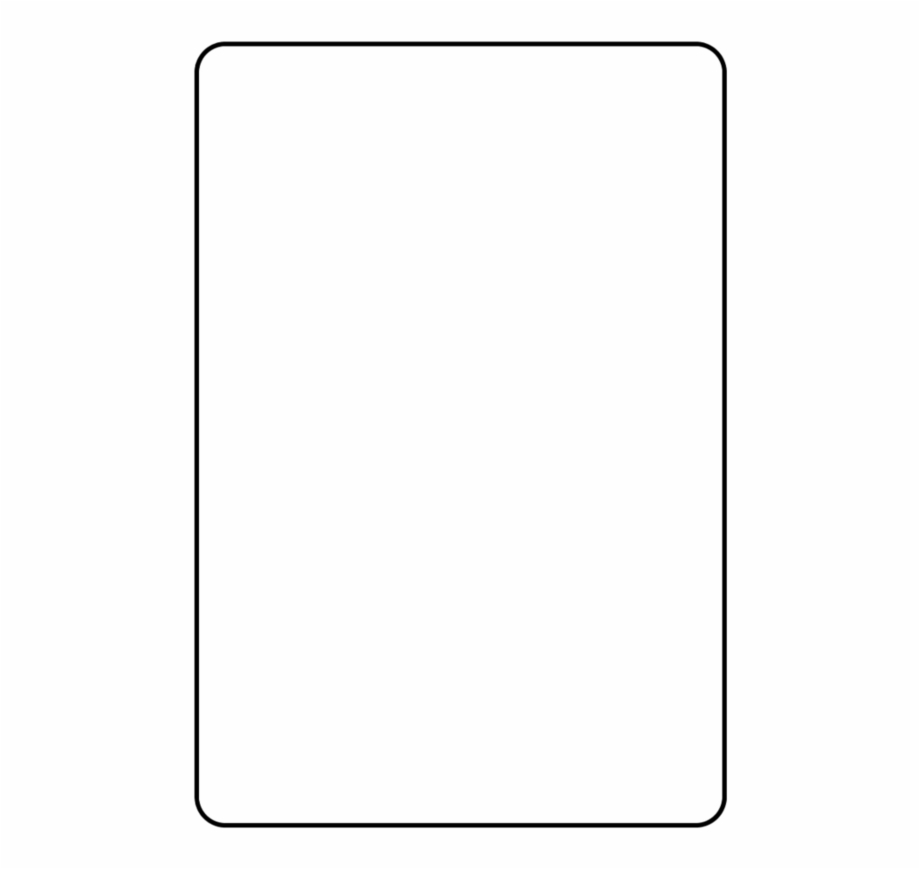 Blank Playing Card Template Parallel – Clip Art Library For Blank Playing Card Template