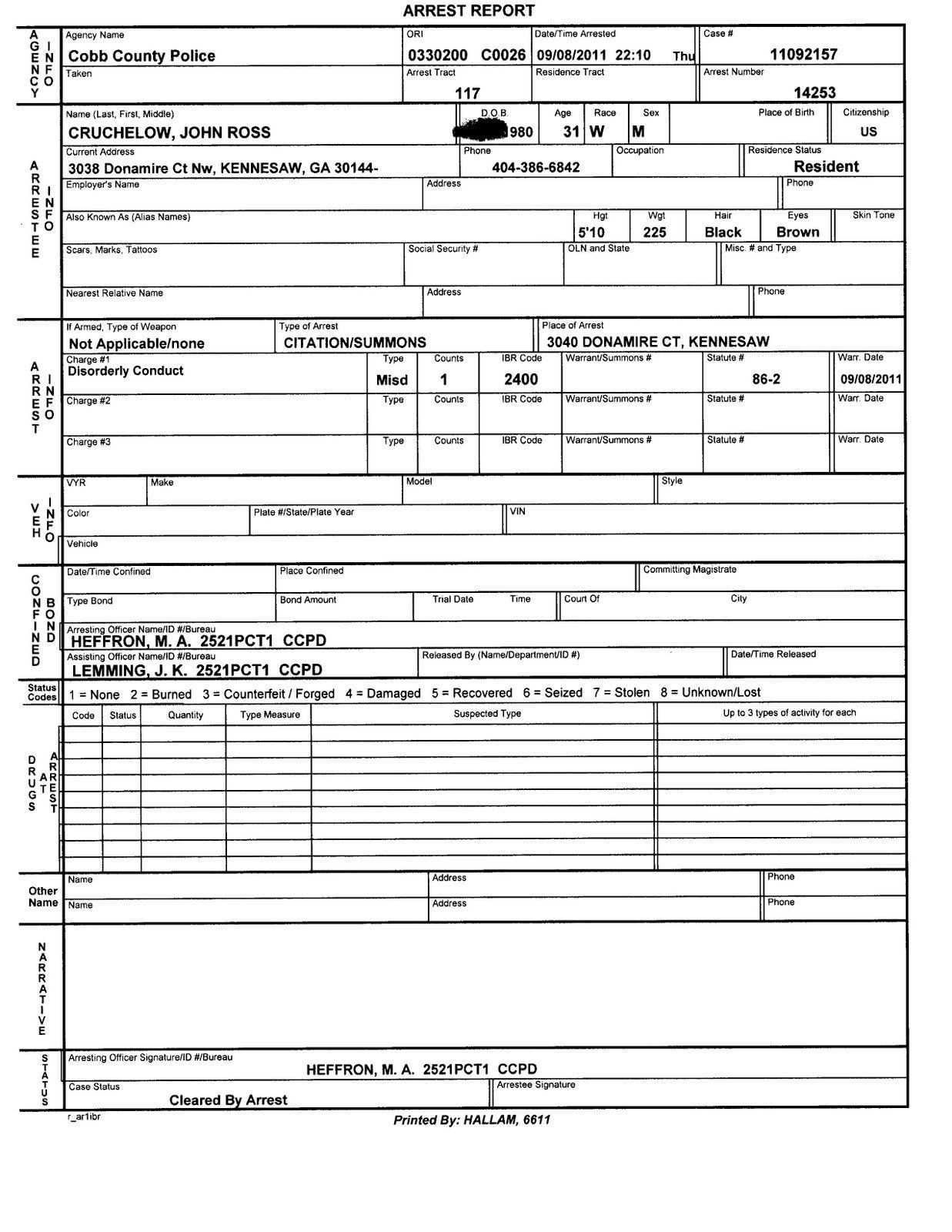 Blank Police Report Template | Identity Theft Police Report Pertaining To Blank Police Report Template