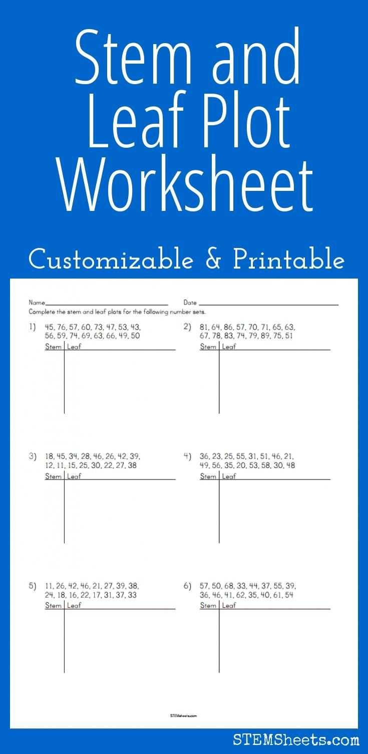 Blank Stem And Leaf Plot Template – Atlantaauctionco Pertaining To Blank Stem And Leaf Plot Template