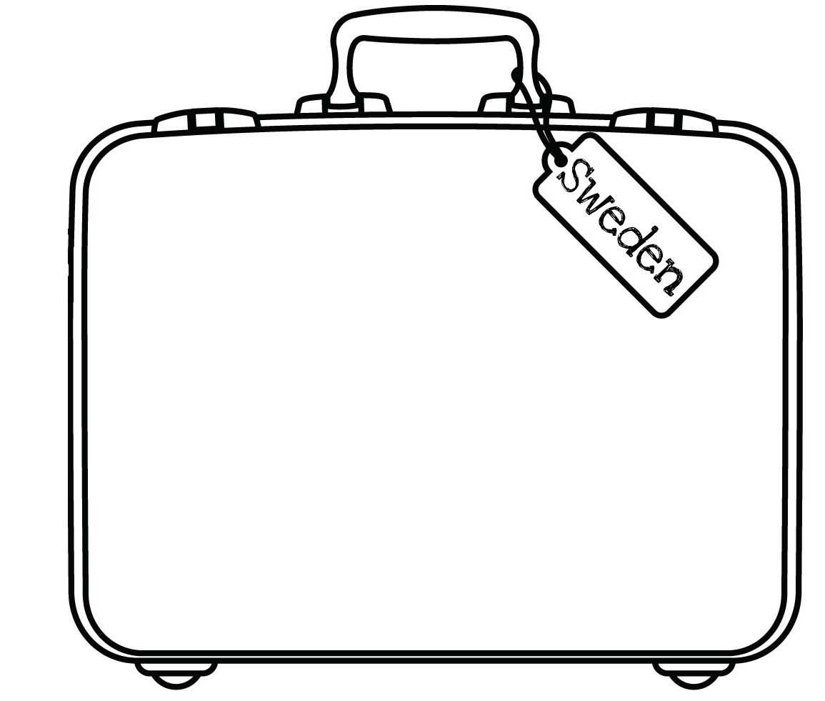 Blank Suitcase Template - Atlantaauctionco With Blank Suitcase Template