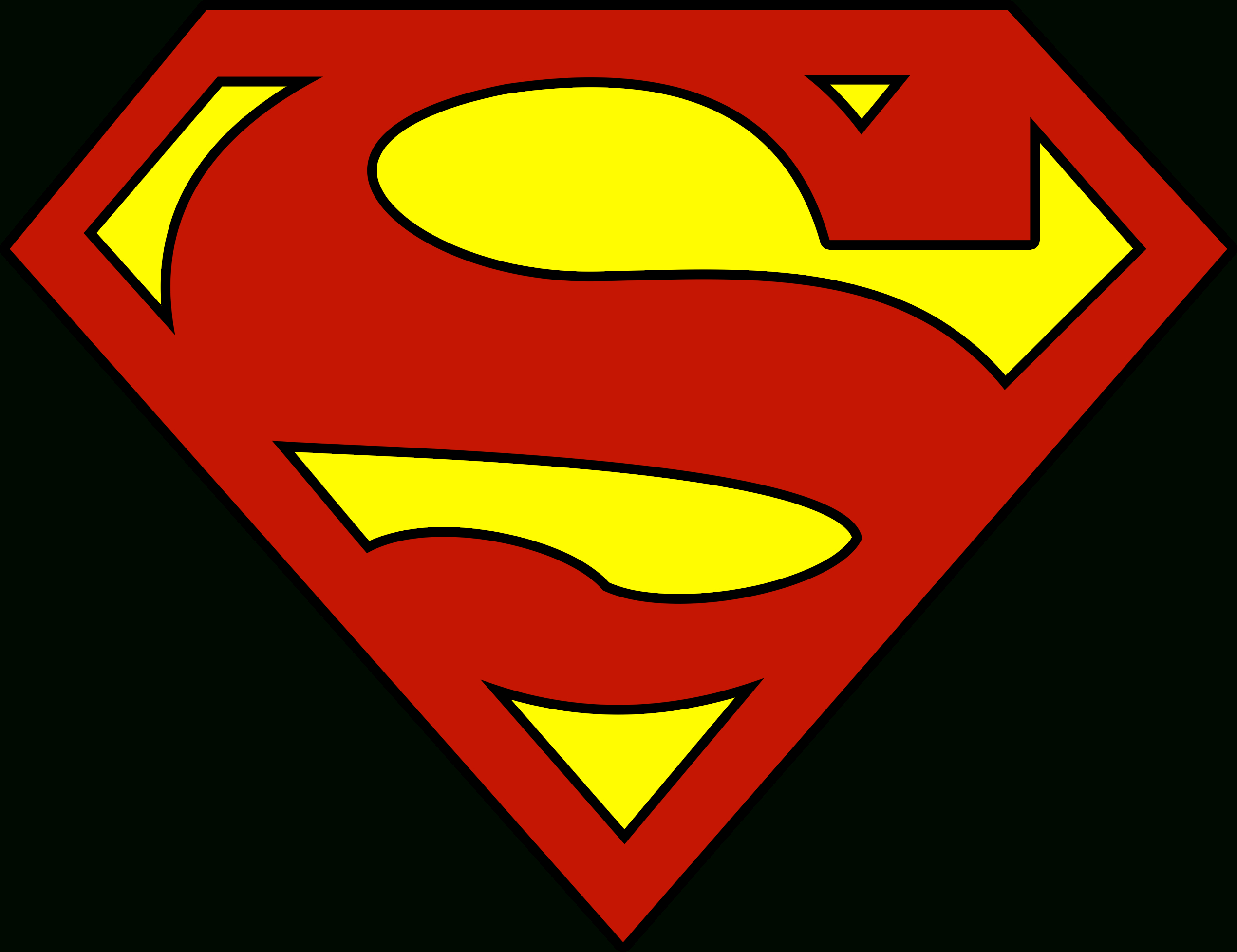Blank Superman Logos With Blank Superman Logo Template