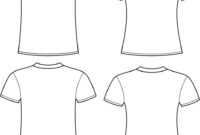 Blank T-Shirts Template intended for Blank Tee Shirt Template