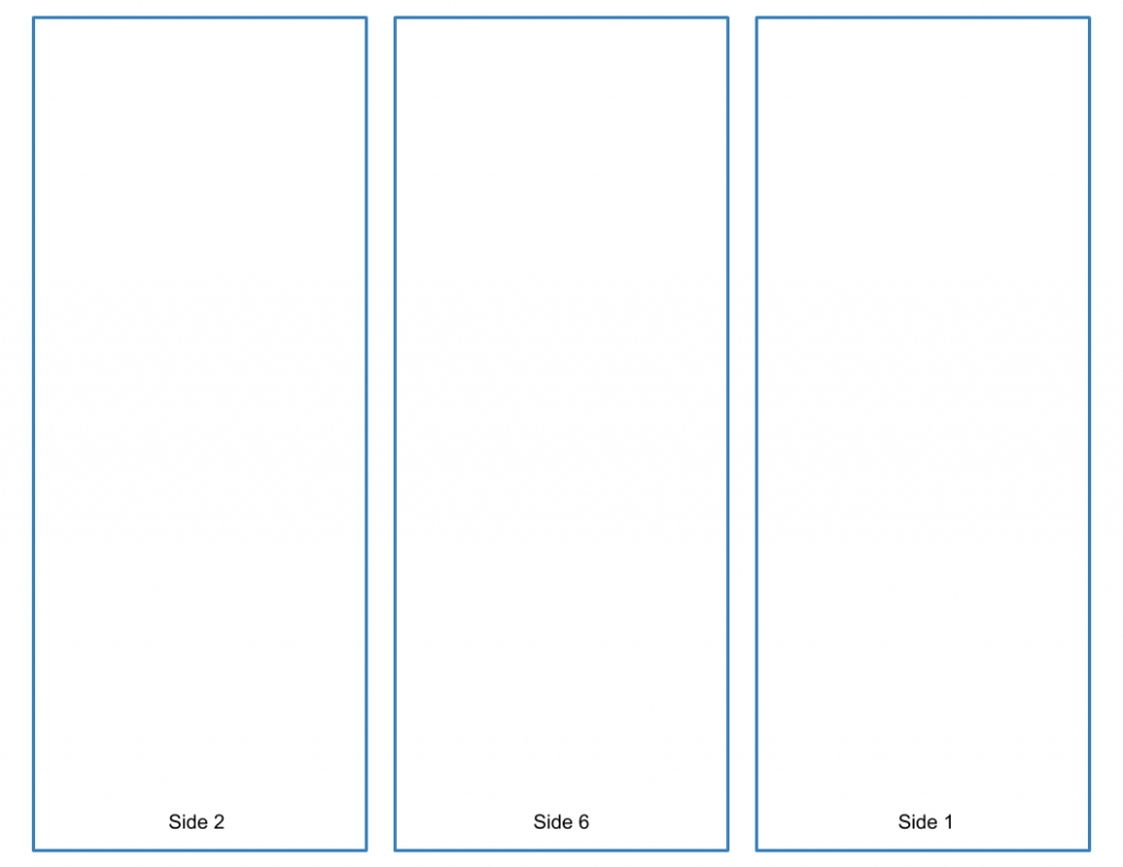 Blank Tri Fold Brochure Template – Google Slides Free Inside Brochure Folding Templates
