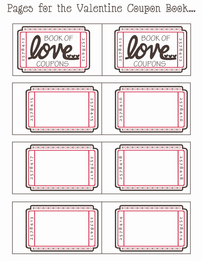 Blank Valentine Coupon Book.pdf – Google Drive | Love With Blank Coupon Template Printable