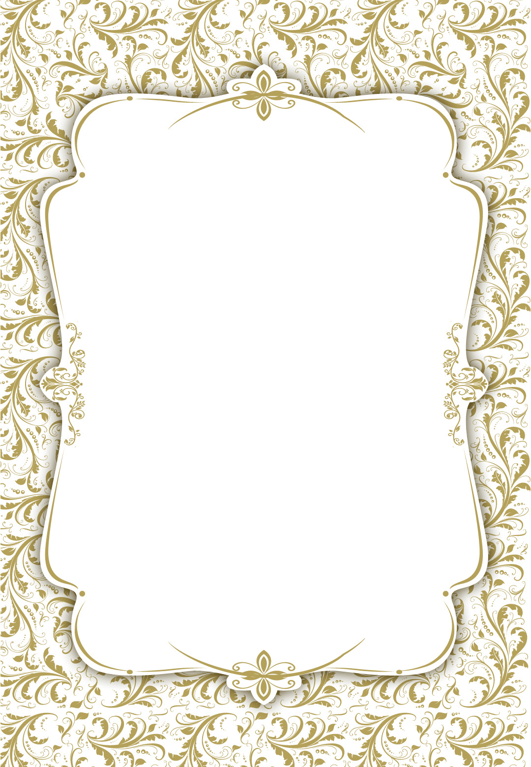 Blank Wedding Invitation Templates Clipart Images Gallery Throughout Blank Templates For Invitations