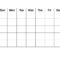 Blank Weekly Calendars Printable | Blank Calendar Template Pertaining To Blank Activity Calendar Template