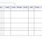 Blank Weekly Work Schedule Template | Cleaning Schedule Throughout Blank Revision Timetable Template