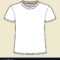 Blank White T Shirt Template Regarding Blank Tee Shirt Template
