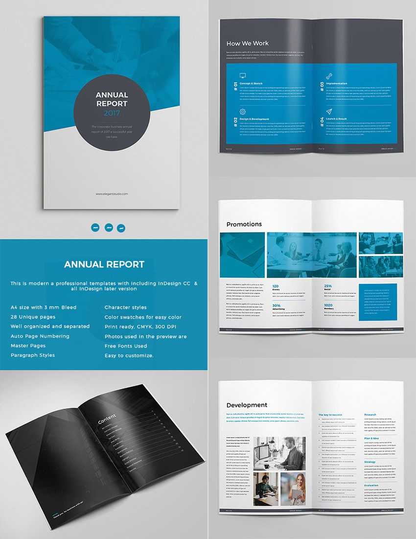 Bold Annual Report Template Indesign Design Set | Indesign For Free Annual Report Template Indesign