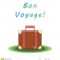 Bon Voyage Suitcase. Vector Illustration Stock Vector Throughout Bon Voyage Card Template