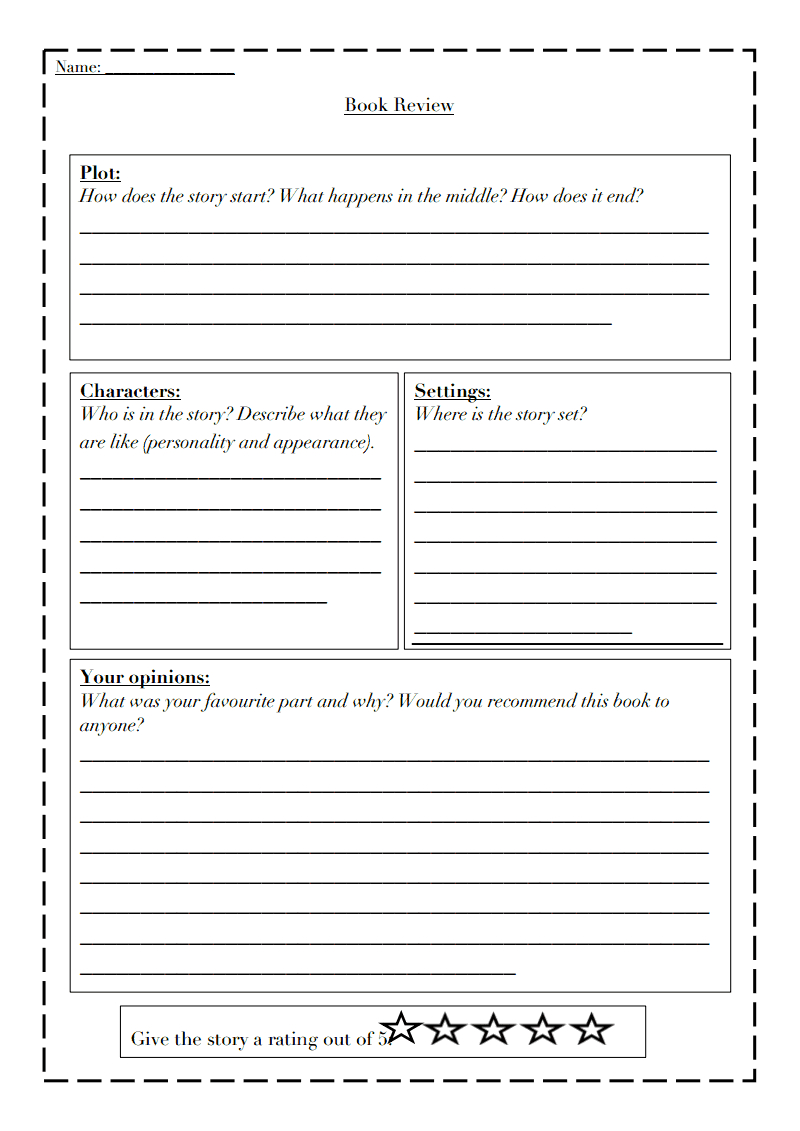 Book Review Template Differentiated.pdf – Google Drive In Book Report Template Middle School