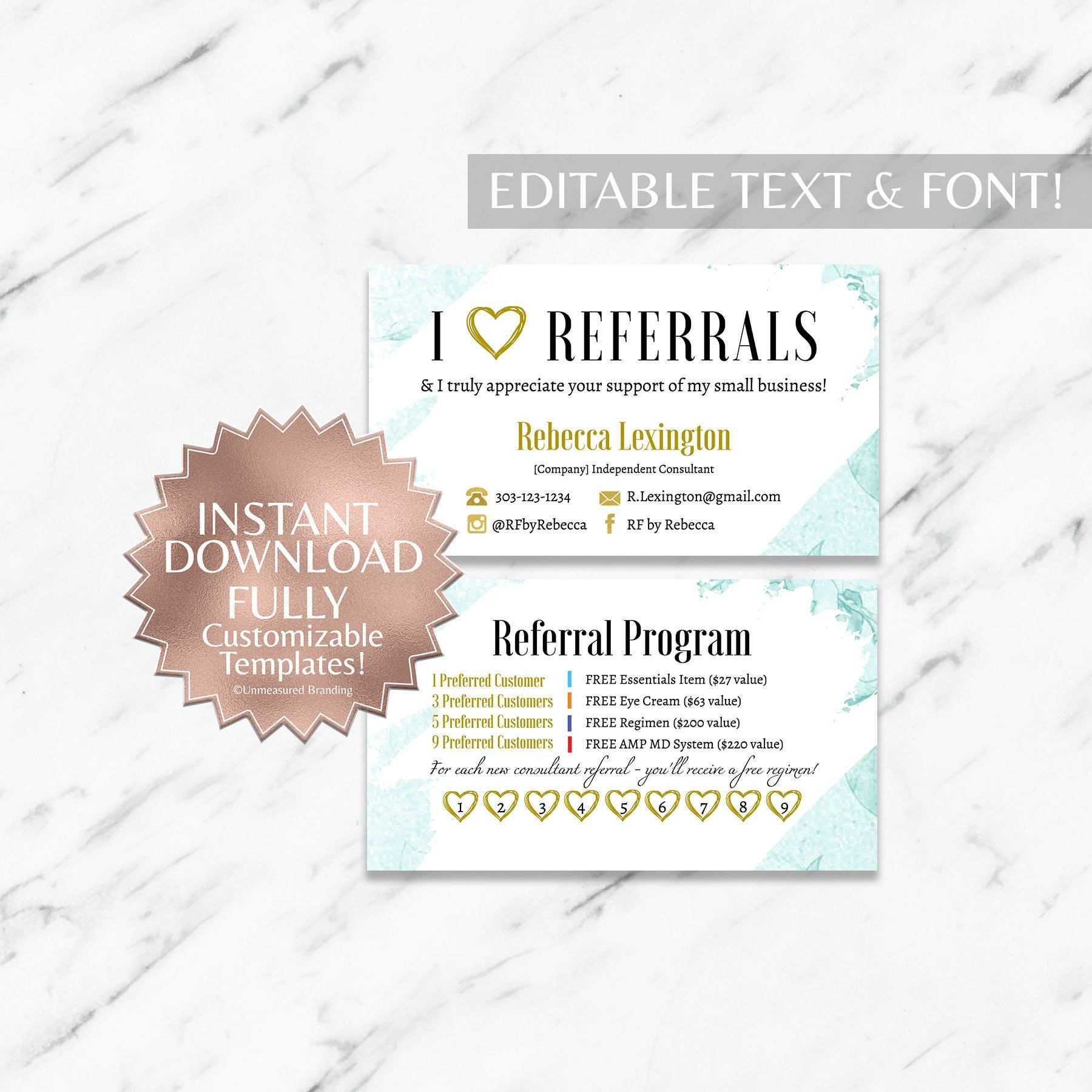 Brainmaxx Intended For Referral Card Template Free