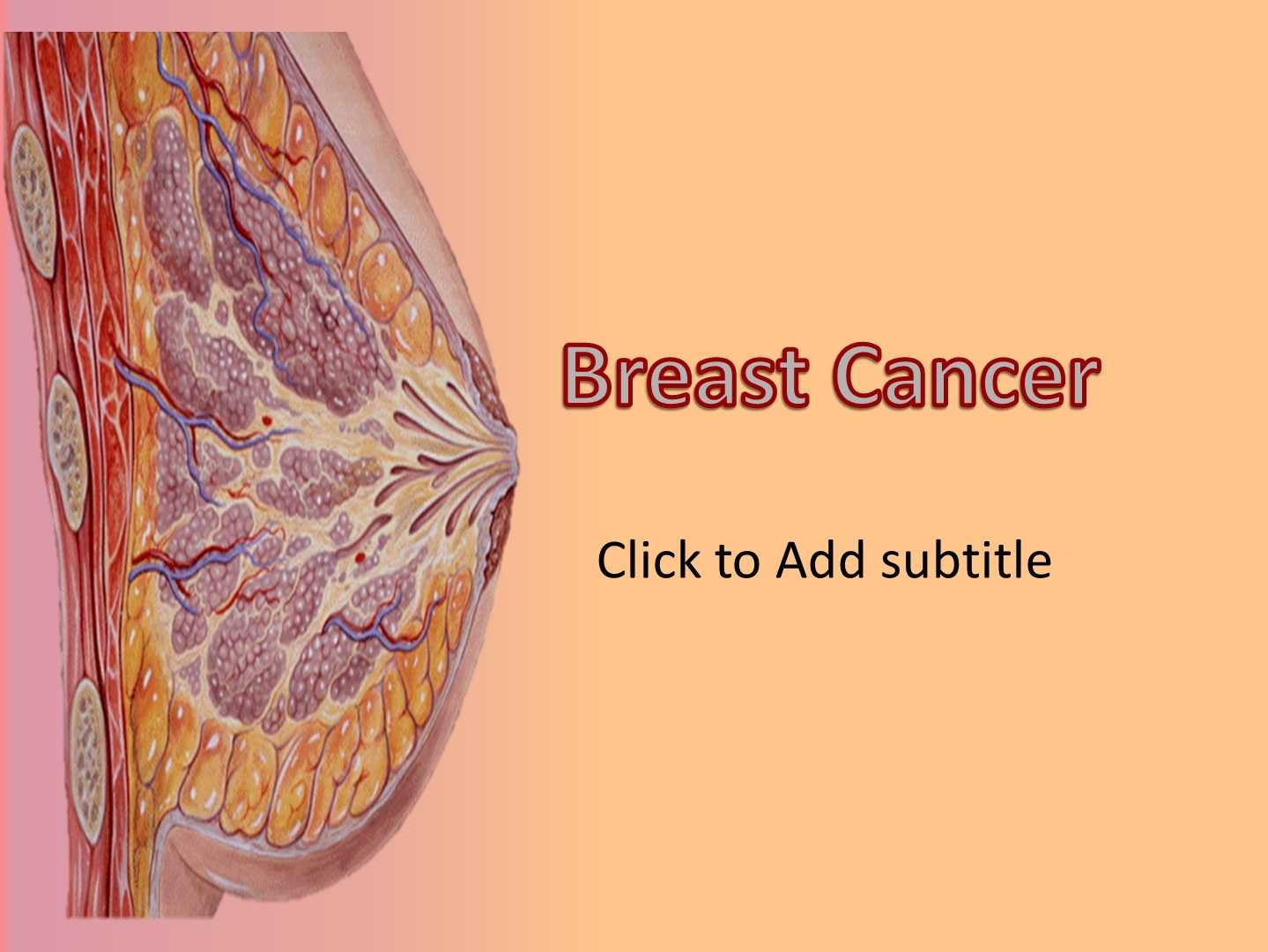 Breast Cancer – Animated Powerpoint Template ~ Free Medical Pertaining To Breast Cancer Powerpoint Template