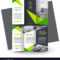Brochure Design Template Creative Tri Fold Green In E Brochure Design Templates