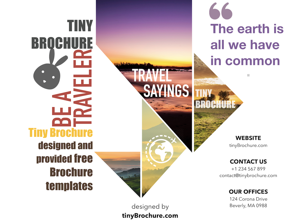 Brochure Travel Template Brochure Travel Templates Brochure With Word Travel Brochure Template