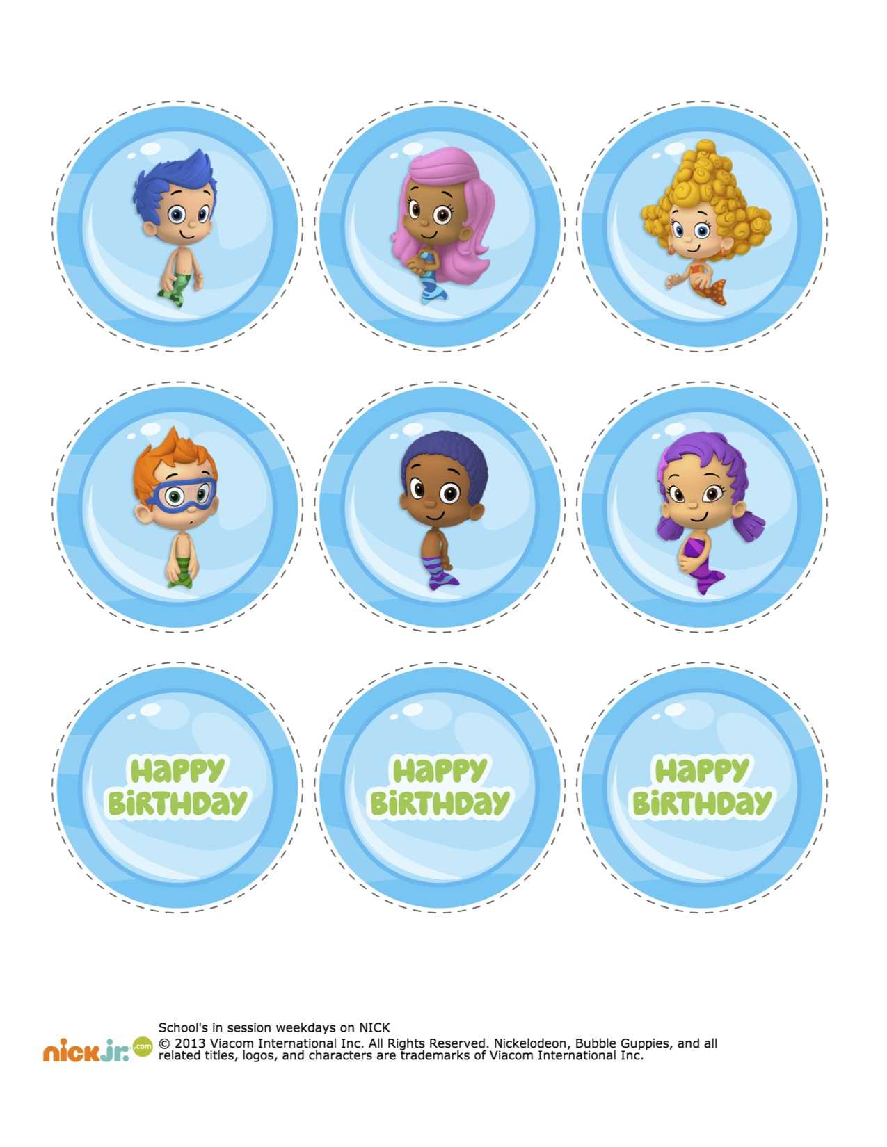 Bubble Guppies Birthday Banner Template – Atlantaauctionco Pertaining To Bubble Guppies Birthday Banner Template