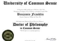 Bunch Ideas For Doctorate Degree Certificate Template With with regard to Doctorate Certificate Template