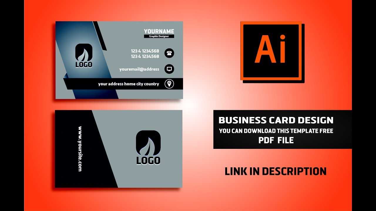 Business Card Design Vector File Free Download | Illustrator Cc Tutorial  2017 Intended For Visiting Card Illustrator Templates Download