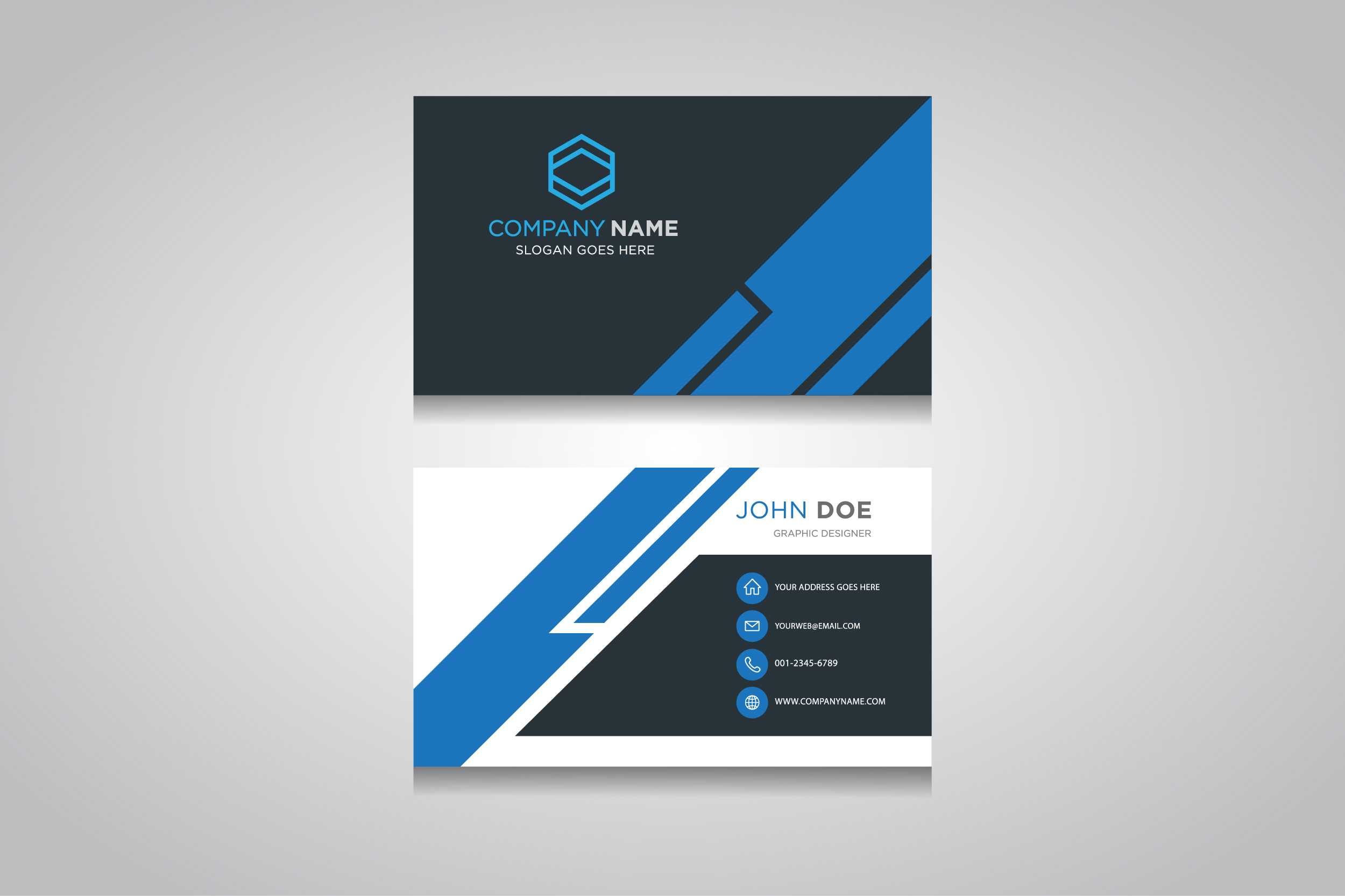 Business Card Template. Creative Business Card For Buisness Card Templates