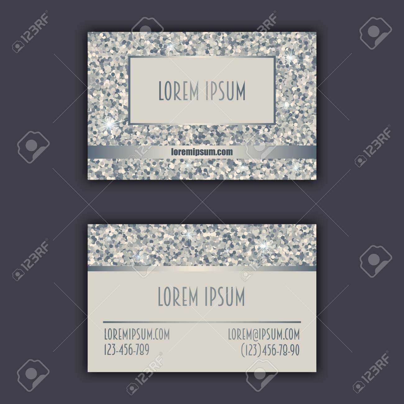 Business Card Templates With Glitter Shining Background. Within Christian Business Cards Templates Free