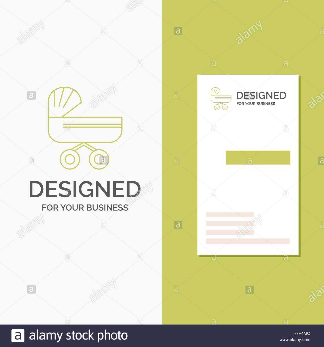 Business Logo For Trolly, Baby, Kids, Push, Stroller Intended For Push Card Template