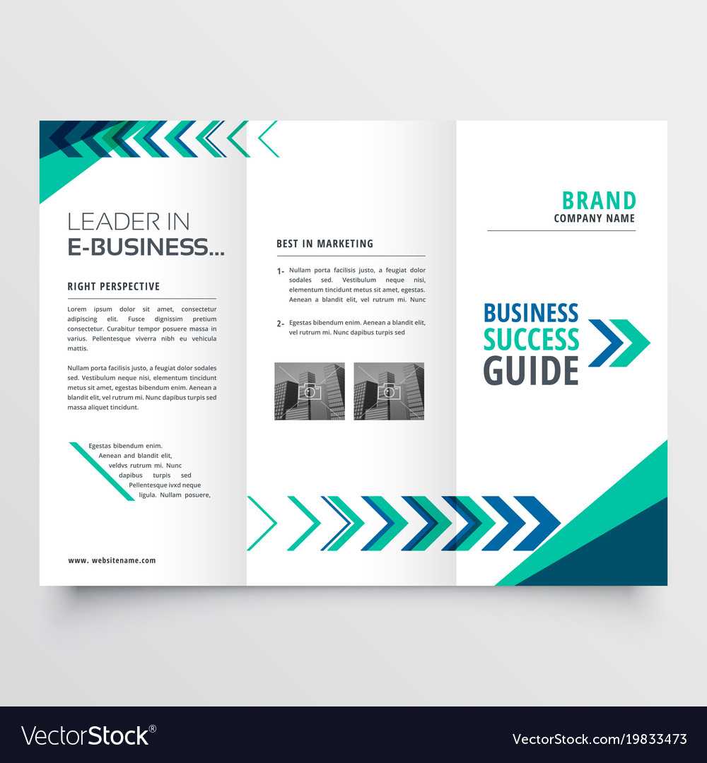 Business Tri Fold Brochure Template Design With Regarding 3 Fold Brochure Template Free Download