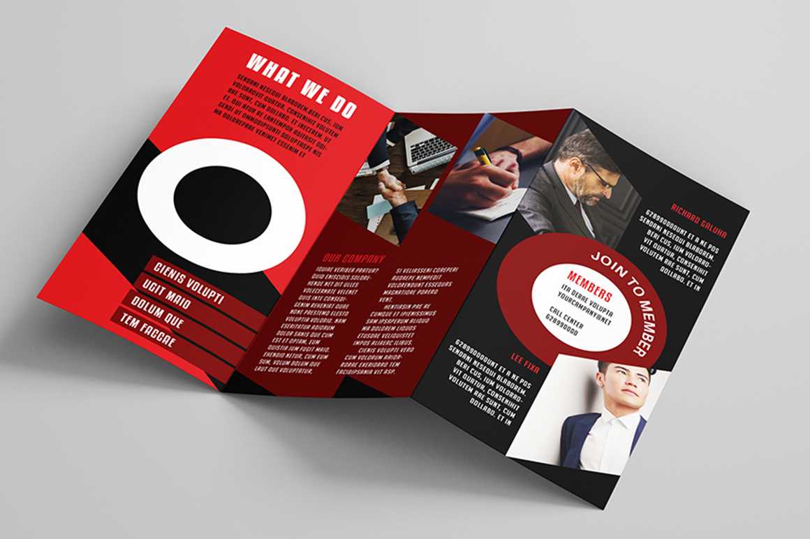 Business Tri Fold Brochure Template – Vsual Pertaining To Membership Brochure Template