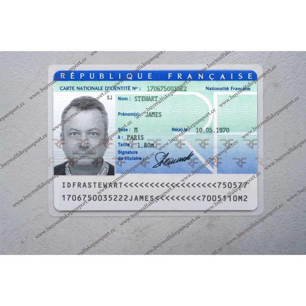 Buy French Original Id Card Online, Fake National Id Card Of Pertaining To French Id Card Template