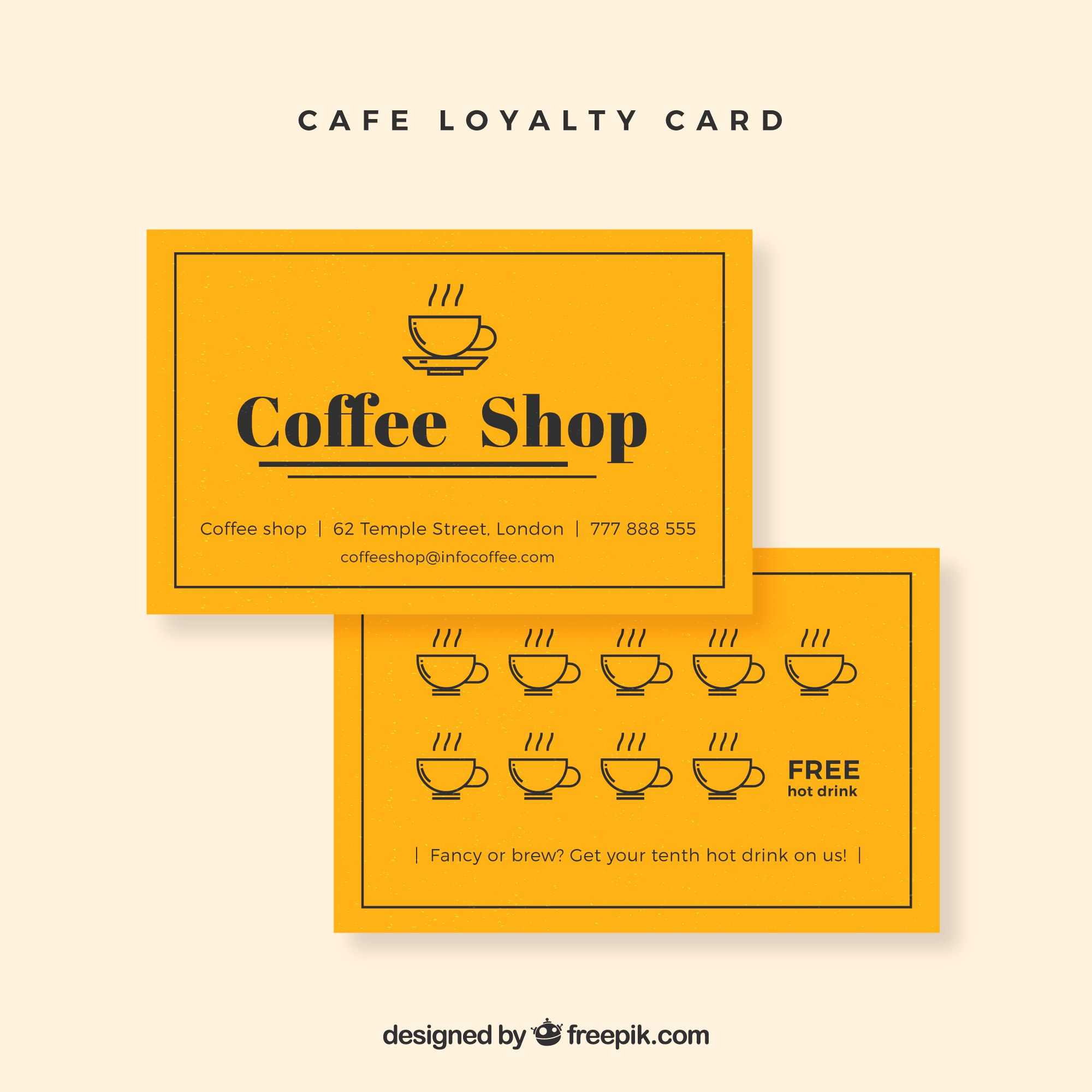 Customer Loyalty Card Template Free
