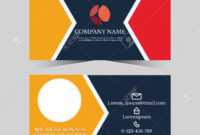 Calling Card Template For Business Man With Geometric Design with regard to Template For Calling Card