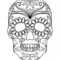 Candy Skull Drawing | Free Download Best Candy Skull Drawing For Blank Sugar Skull Template