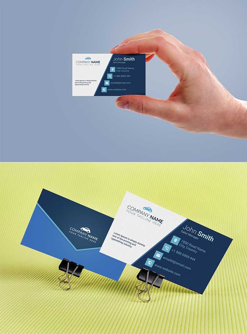 Car Sales Executive Business Card Template | Free Download Throughout Company Business Cards Templates