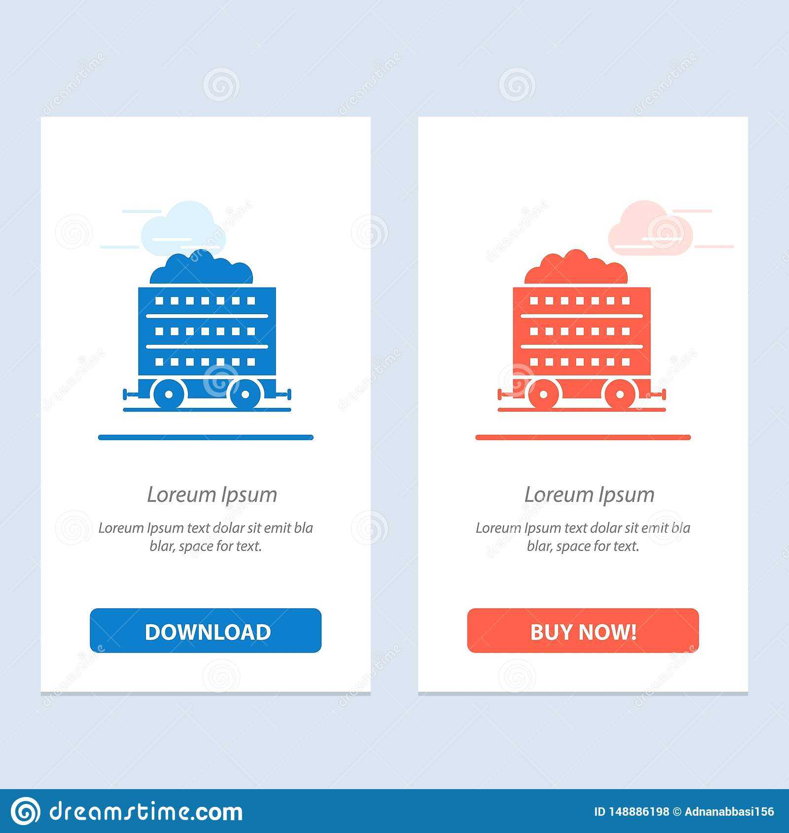 Cart, Barrow, Construction, Wheel Blue And Red Download And For Push Card Template