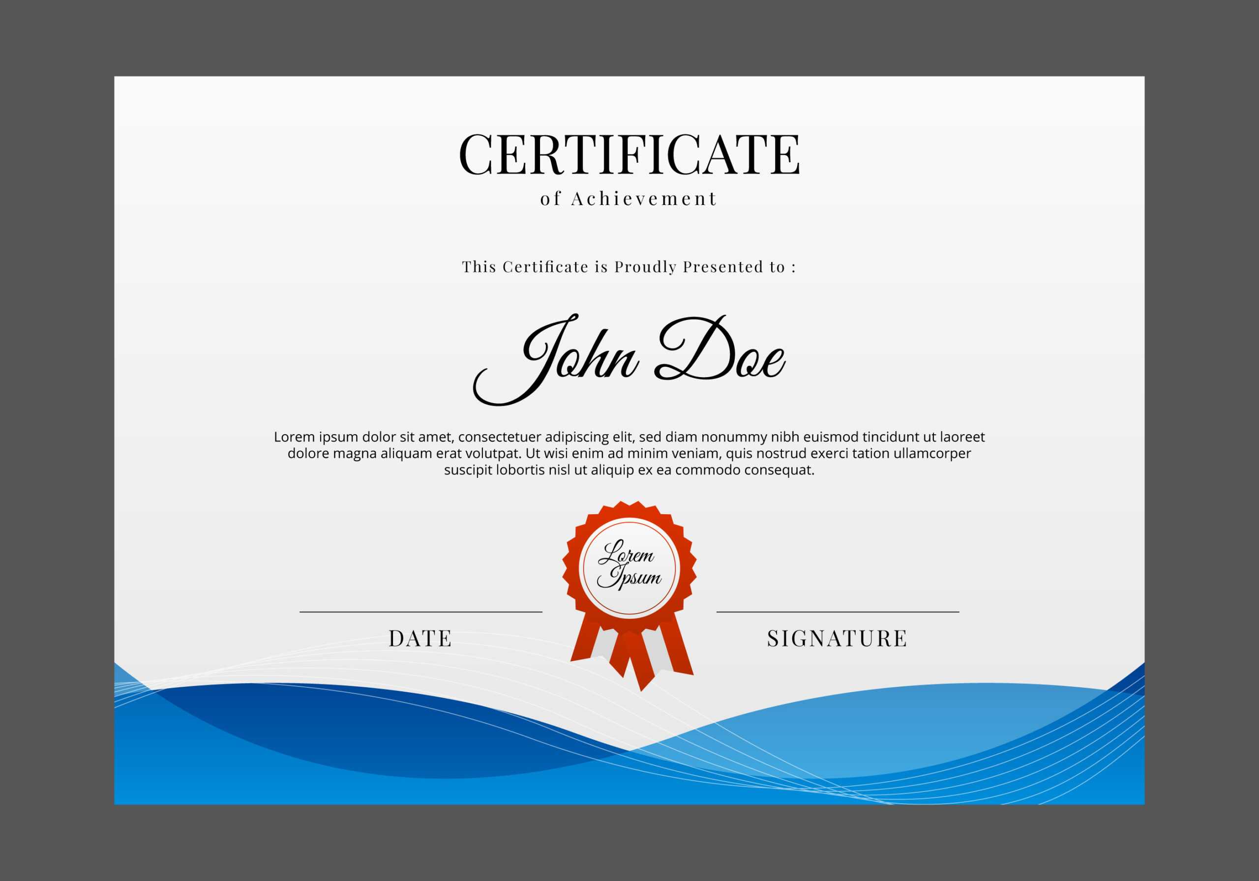 Certificate Design Free Vector Art – (10,209 Free Downloads) Throughout Design A Certificate Template